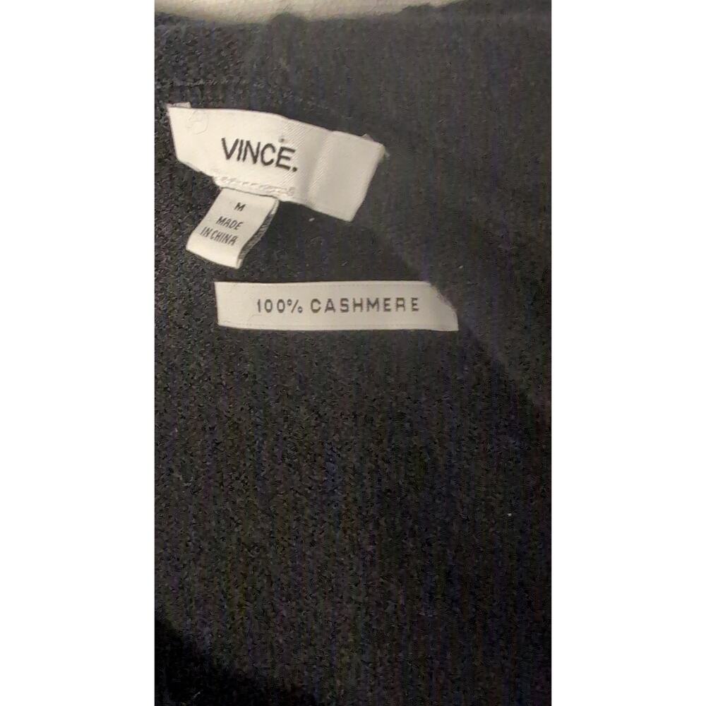 Vince Pure cashmere  poncho black sweater hoodie - Picture 10 of 12